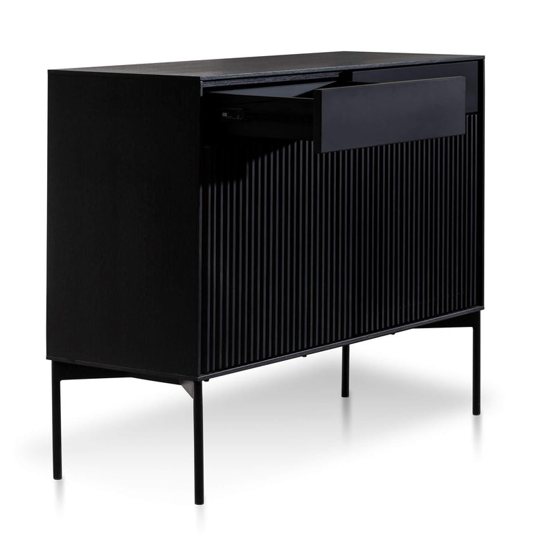 Calibre 110cm Sideboard Unit - Black Oak DT2916-DW-Sideboards-Calibre-Prime Furniture