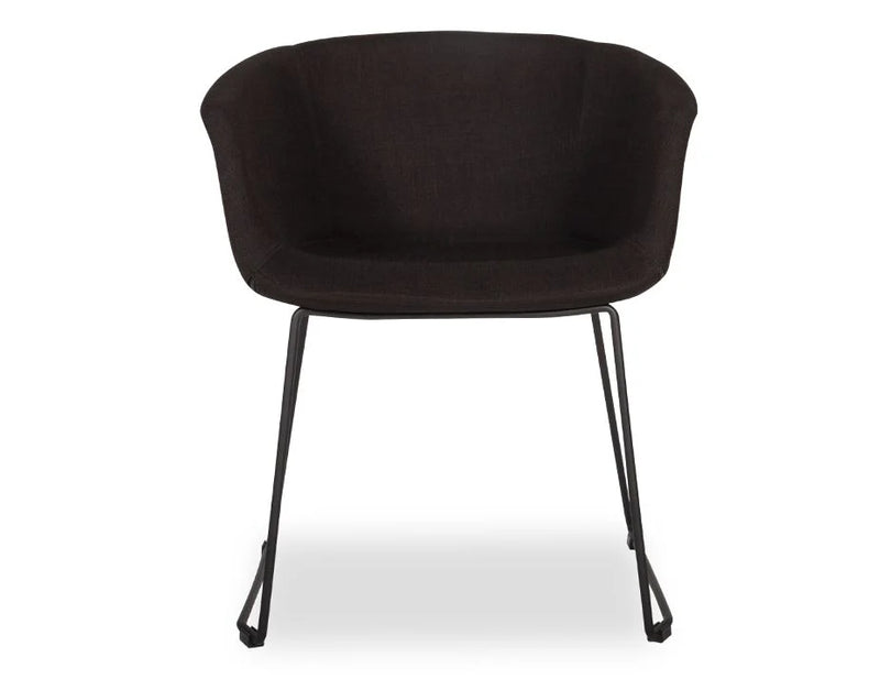 Lonsdale Armchair - Sleek Black Design for Modern Spaces-Armchair-Level-Prime Furniture