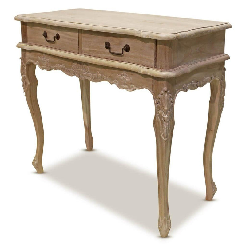 Hudson Furniture Paris Console 2 Drawer - Weathered Oak-Drawer-Hudson Furniture-Weathered Oak-Prime Furniture