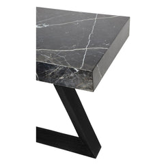 Cafe Lighting & Living Ebony Marble Console Table - Black - Console TableB315979320294107881+9320294107904 3