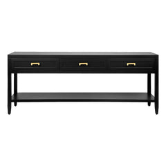 Cafe Lighting & Living Soloman Console Table - Large Black - Console Table322379320294115251 6