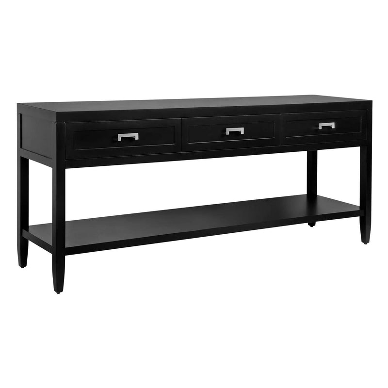 Cafe Lighting & Living Soloman Console Table - Large Black - Console Table322379320294115251 1