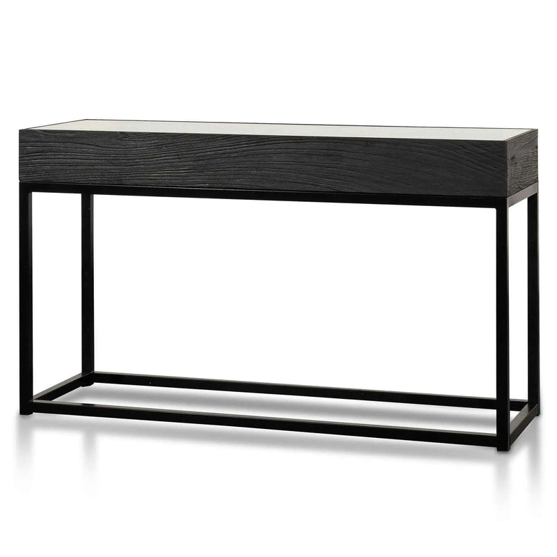 Calibre 1.39m Reclaimed Console Table - Full Black DT6307-NI - Console TablesDT6307-NI 1