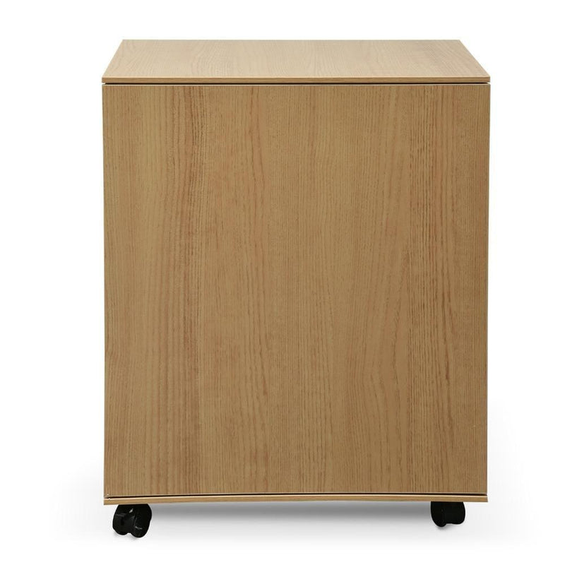 Calibre 2 Drawer Mobile Pedestal - Natural OF2431-SN-Storage Cabinet-Calibre-Prime Furniture