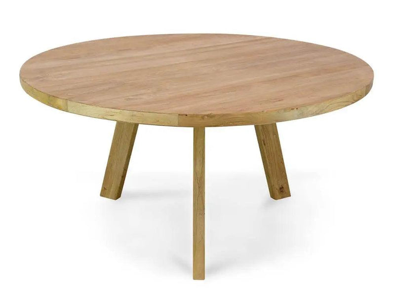 Calibre Reclaimed Elm Wood 1.5m Round Dining Table DT142 - Dining TablesDT142 1