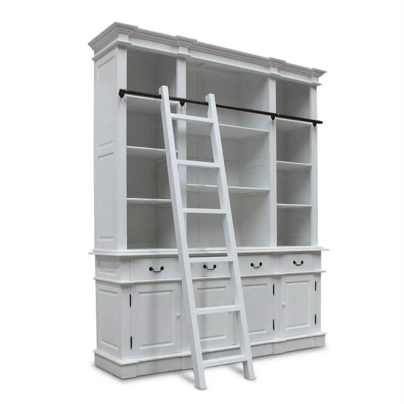 Estate Bookcase with Ladder - BookcaseMBKC129PDR9360245001127 1
