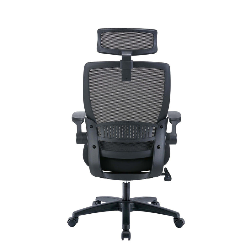 Mesh Ergonomic Office Chair - Black - With Headrest - Office/Gaming ChairsOC8252-UN 1