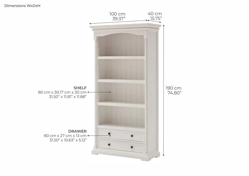 NovaSolo Bookcase CA607 - Prime FurnitureBook ShelfCA6078994921001432