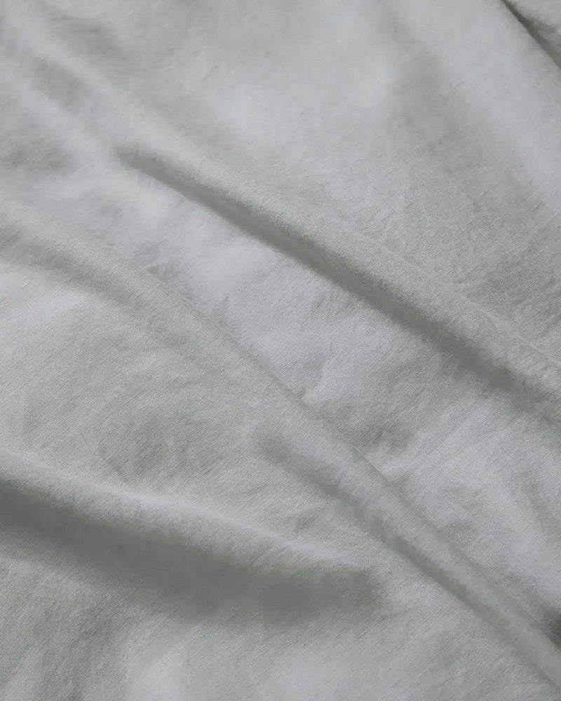 Weave Ravello Linen Flat Sheet - Silver - Sheets & Pillow CasesDRV10SILV 1
