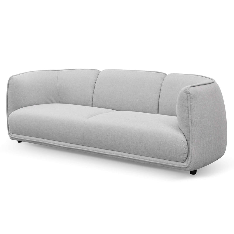 Calibre 3 Seater Fabric Sofa- Light Texture Grey LC6093-KSO-Sofas-Calibre-Prime Furniture