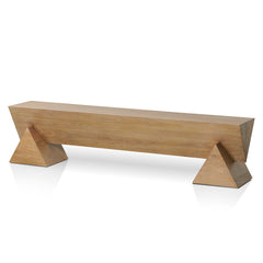1.9m Elm Bench - Natural-Benches-Calibre-Prime Furniture
