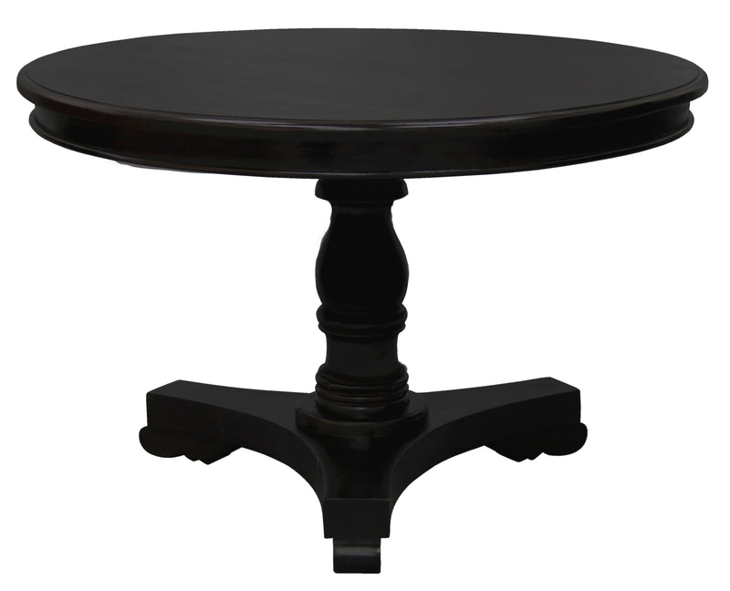 Tasmania Round Dining Table 120 cm (Chocolate)-Dining Table-Centrum Furniture-Prime Furniture
