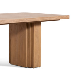 2.4m Elm Dining Table - Natural-Dining Table-Calibre-Prime Furniture