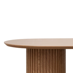 2.8m Wooden Dining Table - Natural-Dining Table-Calibre-Prime Furniture