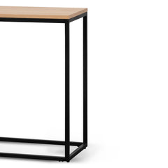 1.6m Console Table - Natural Top and Black Frame-Console Table-Calibre-Prime Furniture