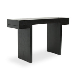 1.3m Console Table - Textured Expresso Black-Calibre-Prime Furniture