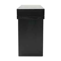 1.3m Console Table - Textured Expresso Black-Calibre-Prime Furniture