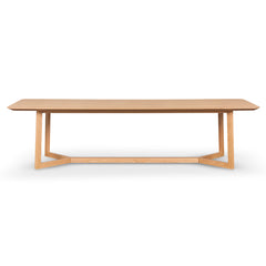 2.95m Wooden Dining Table - Natural-Dining Table-Calibre-Prime Furniture