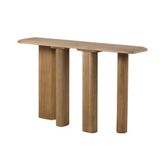 1.6m Wooden Console Table - Natural-Console Table-Calibre-Prime Furniture