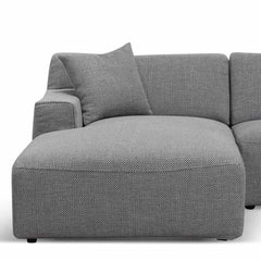 3 Seater Left Chaise Sofa - Noble Grey-Sofa-Calibre-Prime Furniture