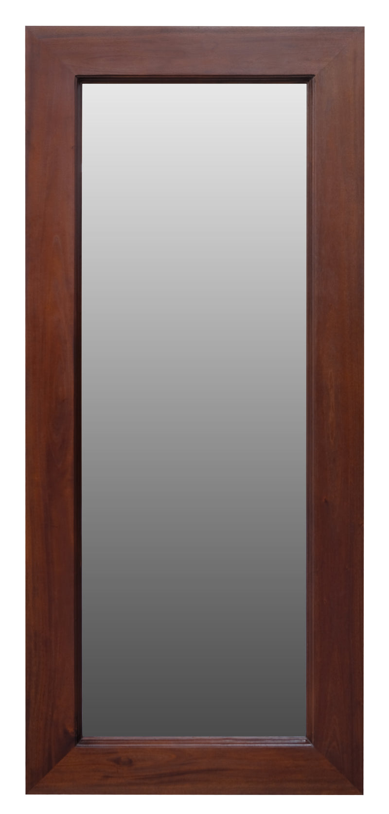 Manhattan Solid Timber Frame Wall Mirror (Mahogany)-Mirrors-Centrum Furniture-Prime Furniture