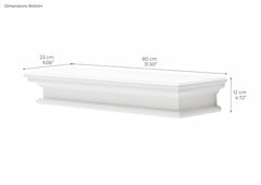 NovaSolo Floating Wall Shelf, Long-Wall Shelf-NovaSolo-Prime Furniture