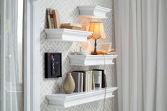NovaSolo Floating Wall Shelf, Medium D164-Wall Shelf-NovaSolo-Prime Furniture