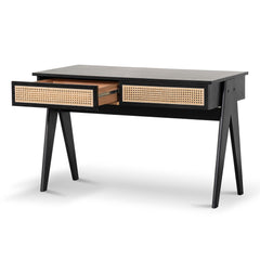 1.2m Home Office Desk - Full Black-Desk-Calibre-Prime Furniture