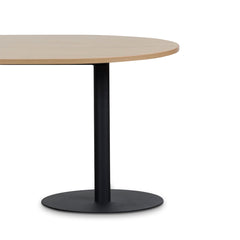 3m Oval Meeting Table - Natural-Calibre-Prime Furniture