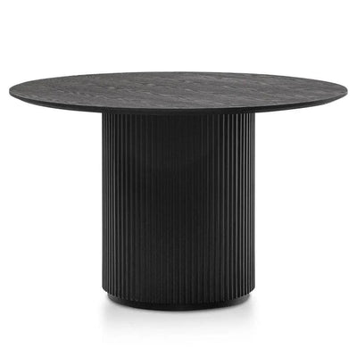 1.2m Round Wooden Dining Table - Black - Dining TablesDT6360-DW 1