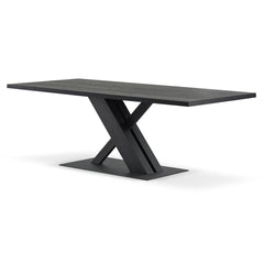 2.2m Dining Table - Full Black - Dining TableDT8430-SI 5