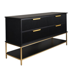 Aimee 4 Drawer Chest - Black - Chest Of Drawers330319320294127537 3