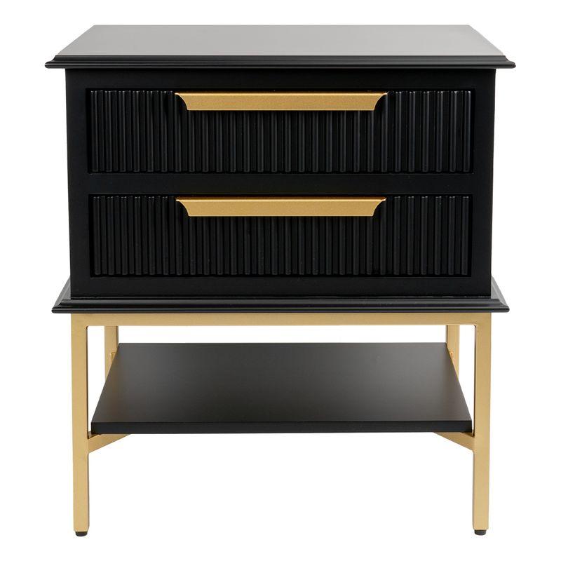 Aimee Bedside Table - Small Black - Bedside Table330299320294127582 1