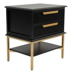 Aimee Bedside Table - Small Black - Bedside Table330299320294127582 3