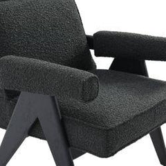 Ambrose Arm Chair - Black Boucle - Chair330759320294130322 5