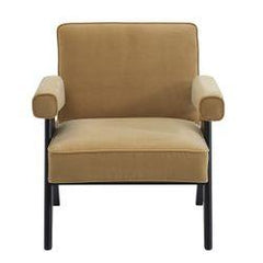 Ambrose Arm Chair - Ochre Velvet - Chair330779320294130261 2