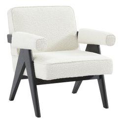 Ambrose Arm Chair - White Boucle - Chair330769320294130315 1