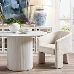 Arlo Round Dining Table - 1.2m White - Dining TableB328199320294126684+9320294126646 3