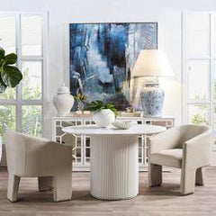 Arlo Round Dining Table - 1.2m White - Dining TableB328199320294126684+9320294126646 2