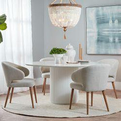 Arlo Round Dining Table - 1.5m White - Dining TableB328219320294126684+9320294126660 2