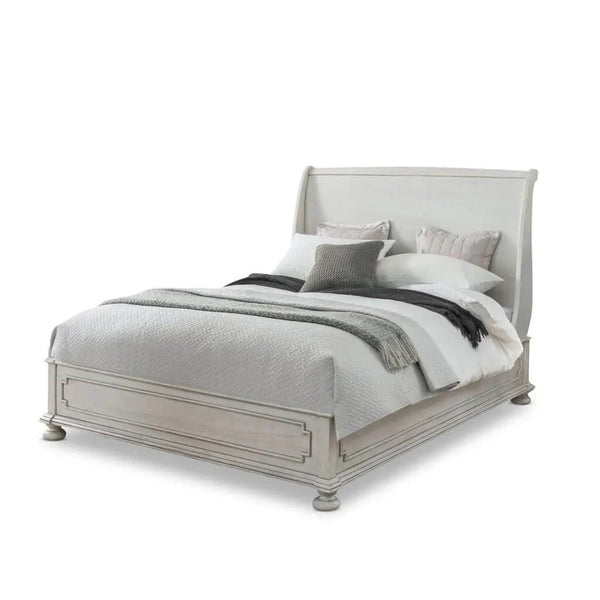 Augusta King Size Sleigh Bed - Sleigh BedMBED90KINGGREY9360245001639 1