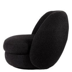 Aurora Swivel Chair - Black Boucle - Chair329509320294127650 5