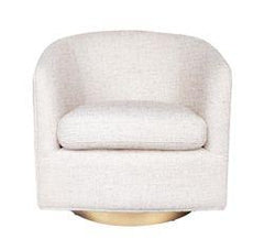 Belvedere Swivel Arm Chair - Natural Tweed - Arm Chairs331349320294128831 2