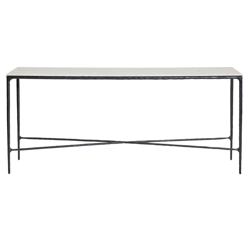Cafe Lighting & Living Heston Marble Console Table - Large Black - Console TableB321709320294114391+9320294114407 1