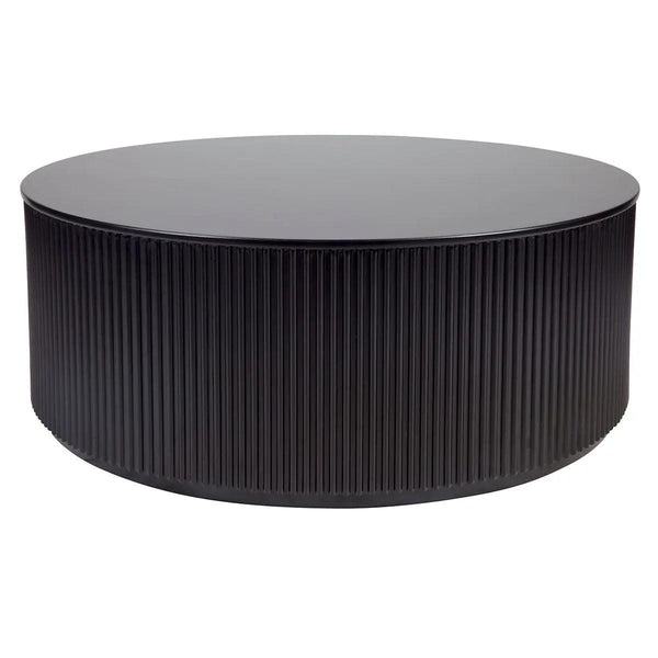 Cafe Lighting & Living Nomad Round Coffee Table - Black - Coffee Table323019320294119815 1