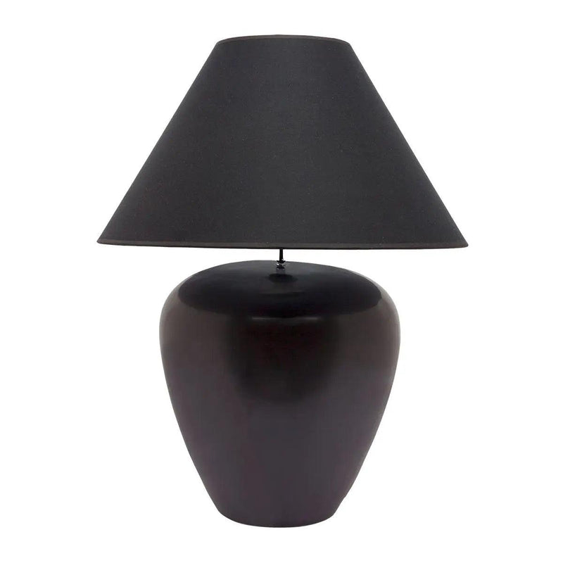 Cafe Lighting & Living Picasso Table Lamp - Black w Black - Base and ShadeB132959320294120651+9320294120682 1