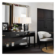 Cafe Lighting & Living Soloman Console Table - Large Black - Console Table322379320294115251 9