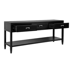 Cafe Lighting & Living Soloman Console Table - Large Black - Console Table322379320294115251 4