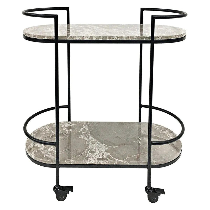 Cafe Lighting & Living Southside Marble Drinks Trolley - Trolley324009320294118047 1