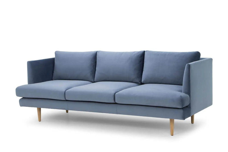 Calibre 3 Seater Fabric Sofa - Dust Blue LC761 - SofasLC761 1
